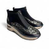 Rieker N9362 Black Leopard