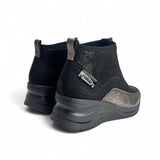 Rieker N9362 Black Pewter