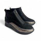 Rieker N9362 Black Pewter