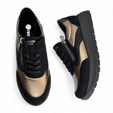 Remonte D2V02 Black & Gold Stretch.