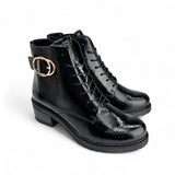 Remonte D1A72 Black Patent