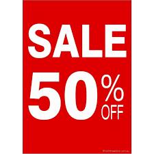 50% OFF Sale