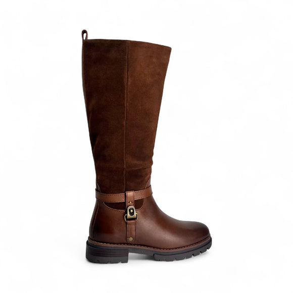 Marco Tozzi 25603 Chestnut leather & suede
