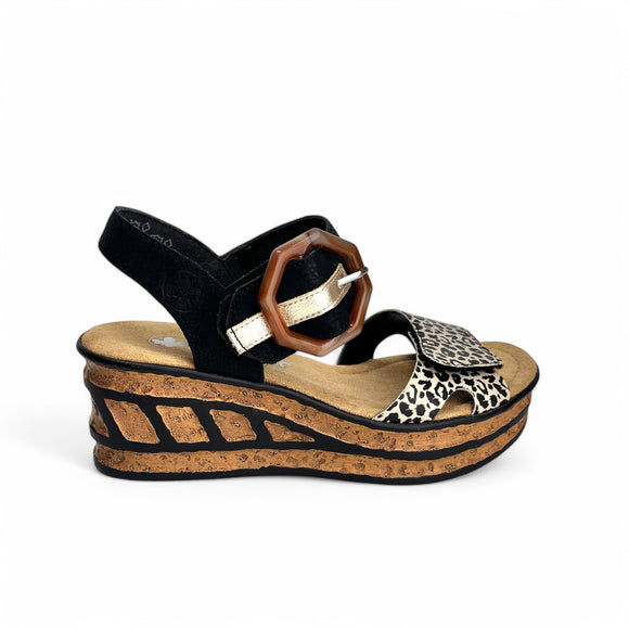 Rieker 68176 Black Multi