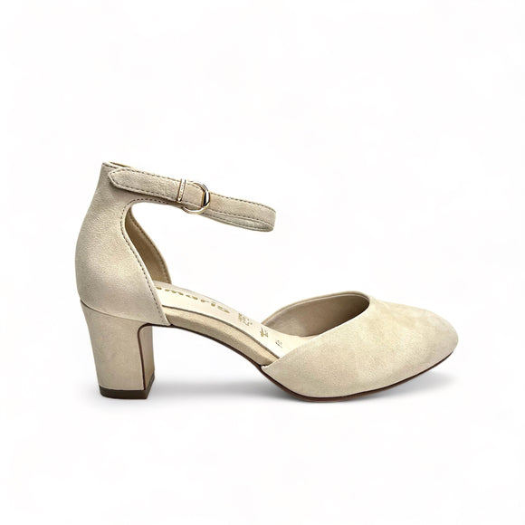 Tamaris 22401 Nude Suede Leather