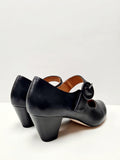 Caprice 24402 Black leather dance shoe